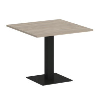 Onix Direct Стол квадратный O.SPRG-2 Дуб Аттик/Металл Черный 900*900*750