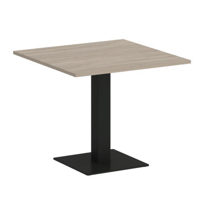 Onix Direct Стол квадратный O.SPRG-2 Дуб Аттик/Металл Черный 900*900*750