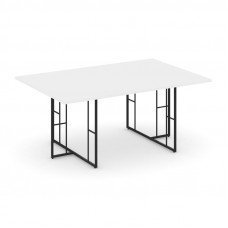 Rift Direct Стол переговорный RF.SPRG-002 Белый Бриллиант/Металл Черный 1780*1180*750