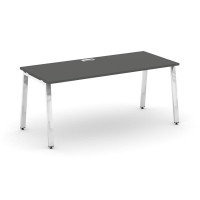 Стайл Проджект Директ Люкс Стол письменный M-SN-6A.SR-024.M Антрацит NEW/Нержавеющая Сталь/Хром 1580