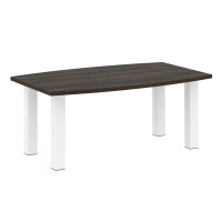 Yalta Стол переговорный LT.SP-3 Дуб Мали/Металл Белый 1800*1100*750