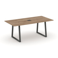 Style Project Direct Стол переговорный SN-6T1.SPRG-198 Дуб Табак/Металл Антрацит/Заглушка Металл Ант