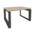 Onix Direct Стол журнальный на О-образном м/к O.MO-SJ-1 Дуб Аттик/Металл Антрацит 780*600*450