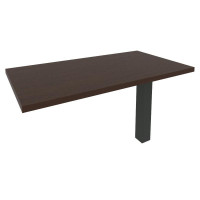 First Брифинг-приставка KB-5 Венге Цаво/Металл Антрацит 1300*700*765