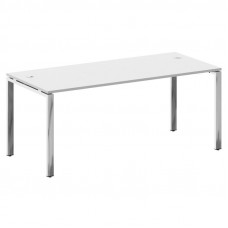 Metal System Direct Стол рабочий руковод. П-обр. м/к БП.СРР-5.8 Белый/Нержавеющая Сталь 1800*800*750