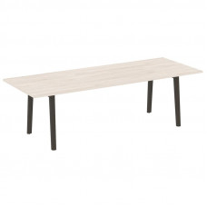 Onix Wood Direct Стол переговорный OW.PRG-25 Денвер Светлый/Дуб Темный/Металл Антрацит 2580*980*750