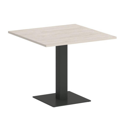 Onix Direct Стол квадратный O.SPRG-2 Денвер Светлый/Металл Антрацит 900*900*750