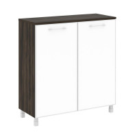 Yalta Шкаф квадратный LT.SD-1.4 R white Дуб Мали/Стекло White 1098*452*1168