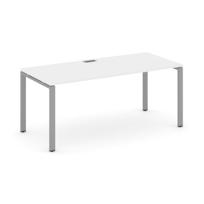 Style Project Direct Стол письменный SN-6P.SR-015.M Белый/Металл Серый/Заглушка Металл Серый 1780*70