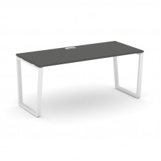 Style Project Direct Стол письменный SN-6T2.SR-024.M Антрацит/Металл Белый/Заглушка Металл Белы 1580