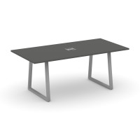 Style Project Direct Стол переговорный SN-6T1.SPRG-198 Антрацит/Металл Серый/Заглушка Металл Серый 1