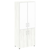 Yalta Шкаф LT.ST-1.2 R white Снежная Патина/Стекло White 800*450*1987