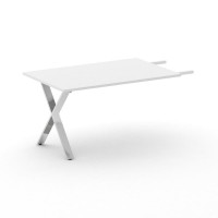 Cross Брифинг-приставка CRF.BR-3 Белый F/Нерж. Сталь 1400*900*750