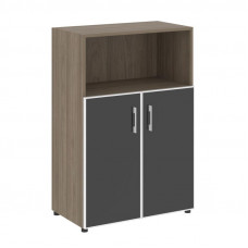 Yalta Шкаф LT.ST-2.2 R black Вяз Благородный/Стекло Black 800*450*1195