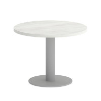 Yalta Стол журнальный круглый LT.SJ-1 Снежная Патина/Металл Серый 600*600*450