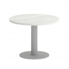 Yalta Стол журнальный круглый LT.SJ-1 Снежная Патина/Металл Серый 600*600*450