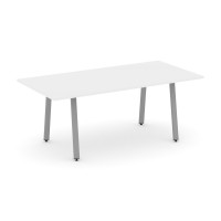 Стол переговорный Стайл Проджект Директ 1980*980*750 SN-6A.SPRG-198.3 Белый/Металл Серый
