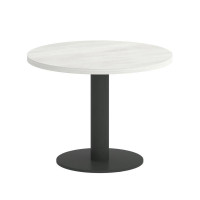 Yalta Стол журнальный круглый LT.SJ-1 Снежная Патина/Металл Антрацит 600*600*450