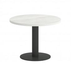 Yalta Стол журнальный круглый LT.SJ-1 Снежная Патина/Металл Антрацит 600*600*450