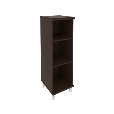 First Стеллаж средний узкий KSU-2 Венге Цаво 401*432*1260