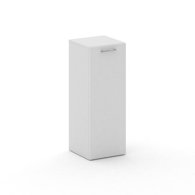 Cross Шкаф узкий средний CRF.SU-202 (R) Белый F/Белый Бриллиант UM 450*460*1202