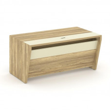 Corner Стол руководителя прямой COR.SR-16 Гикори Песочный/Ваниль 1600*900*750