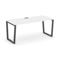 Style Project Direct Стол письменный SN-6T2.SR-025.M Белый/Металл Антрацит/Заглушка Металл Антрацит