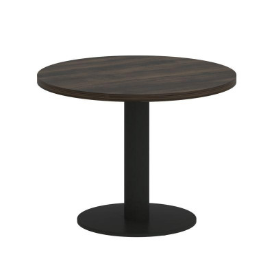Onix Direct Стол журнальный круглый O.SJ-1 Дуб Мали/Металл Черный 600*600*450