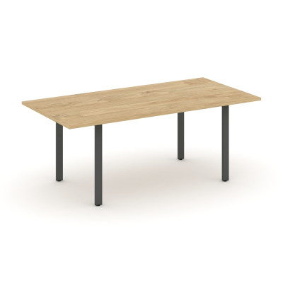 Style Project Direct Стол переговорный SN-6P.SPRG-198.3 Тиквуд Светлый/Металл Антрацит 1980*980*750