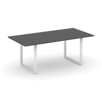 Style Project Direct Стол переговорный SN-6O.SPRG-198.3 Антрацит/Металл Белый 1980*980*750