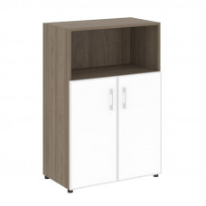Yalta Шкаф LT.ST-2.2 R white Вяз Благородный/Стекло White 800*450*1195