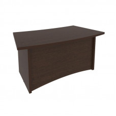 First Стол руководителя криволинейный KSR-1 Венге Цаво 1600*920*765
