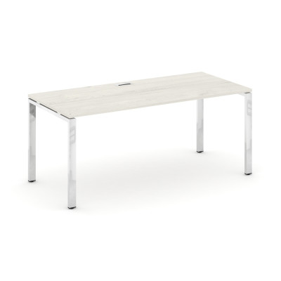 Style Project Direct Lux Стол письменный M-SN-6P.SR-025.M Дуб Наварра/Нержавеющая Сталь/Хром 1780*80