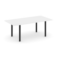 Style Project Direct Стол переговорный SN-6P.SPRG-198.3 Белый/Металл Черный 1980*980*750