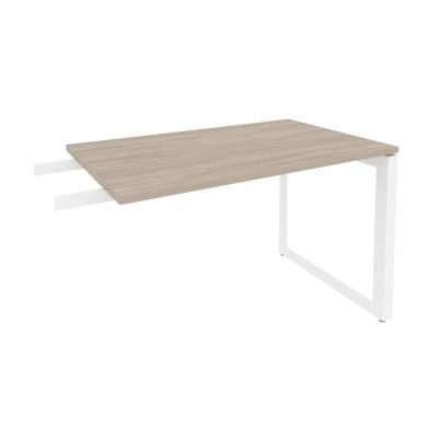 Onix Direct Брифинг-приставка на О-образном м/к O.MO-BR-11 Дуб Аттик/Металл Белый 1180*720*750