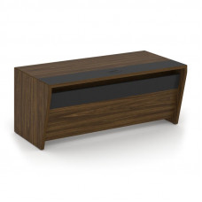 Corner Стол руководителя прямой COR.SR-18 Орех Лоренцо/Графит 1800*900*750