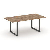 Стол переговорный Стайл Проджект Директ 1980*980*750 SN-6O.SPRG-198.3 Дуб Табак/Металл Антрацит