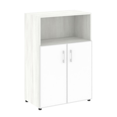 Yalta Шкаф LT.ST-2.2 R white Снежная Патина/Стекло White 800*450*1195