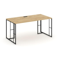 Rift Direct Стол руководителя RF.SR-024 Тиквуд Светлый/Металл Черный 1580*800*750