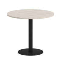 Onix Direct Стол круглый O.SPRG-1 Денвер Светлый/Металл Черный 900*900*750
