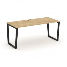 Style Project Direct Стол письменный SN-6T2.SR-025.M Тиквуд Светлый/Металл Черный/Заглушка Металл Че