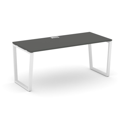 Style Project Direct Стол письменный SN-6T2.SR-016.M Антрацит/Металл Белый/Заглушка Металл Белы 1980