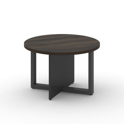 Шифт Стол журнальный, круглый SK.SG-KR-70.P Дуб Мали/Антрацит NEW/Металл Антрацит 700*700*450