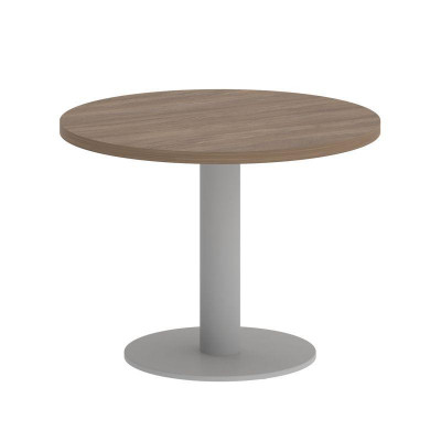 Onix Direct Стол журнальный круглый O.SJ-1 Дуб Аризона/Металл Серый 600*600*450