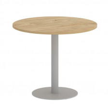Onix Direct Стол круглый O.SPRG-1 Тиквуд Светлый/Металл Серый 900*900*750