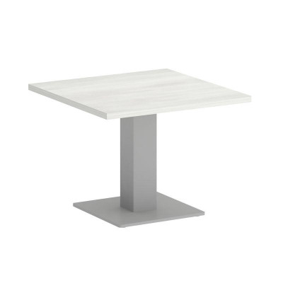 Yalta Стол журнальный квадратный LT.SJ-2 Снежная Патина/Металл Серый 600*600*450