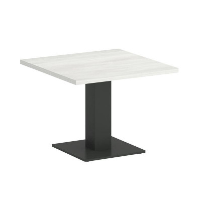 Yalta Стол журнальный квадратный LT.SJ-2 Снежная Патина/Металл Антрацит 600*600*450