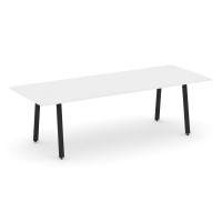 Style Project Direct Стол переговорный SN-6A.SPRG-258.3 Белый/Металл Черный 2580*980*750