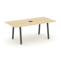 Style Project Direct Стол переговорный SN-6A.SPRG-198 Акация Лорка/Металл Антрацит/Заглушка Металл А