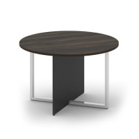 Shift Стол переговорный, круглый SK.SP-KR-120 Дуб Мали/Антрацит 1200*1200*753